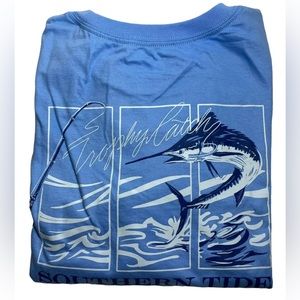 SOUTHERN TIDE SKIPJACK MEN'S LONG SLEEVE GRAPHIC T-SHIRT.NWT.SZ.L.MSRP$48.00